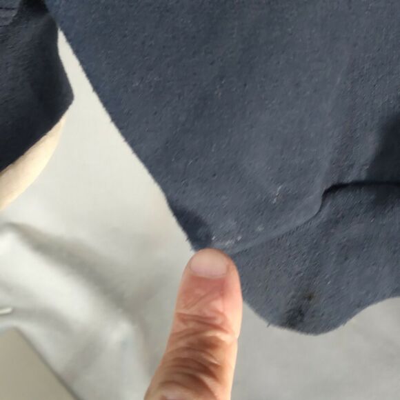 New England Patriots hoodie sweatshirt sweater adult Men's large blue Super Bowl - Picture 9 of 11